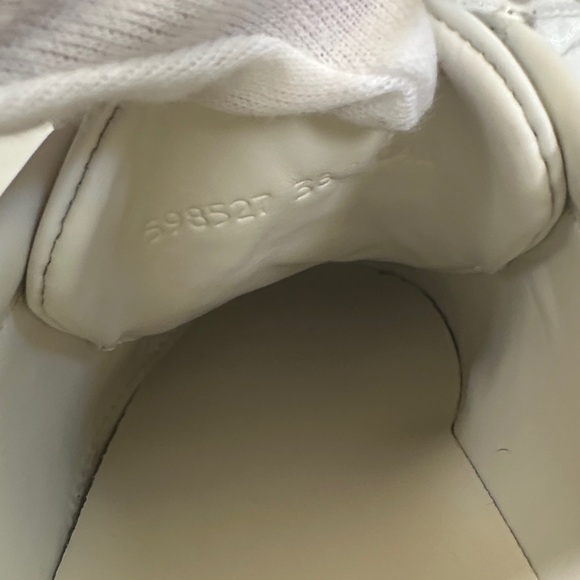 Gucci White Sneakers with Red Heel - Picture 11 of 13